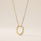 Medium Lock Pendant Necklace