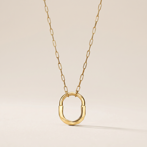 Medium Lock Pendant Necklace