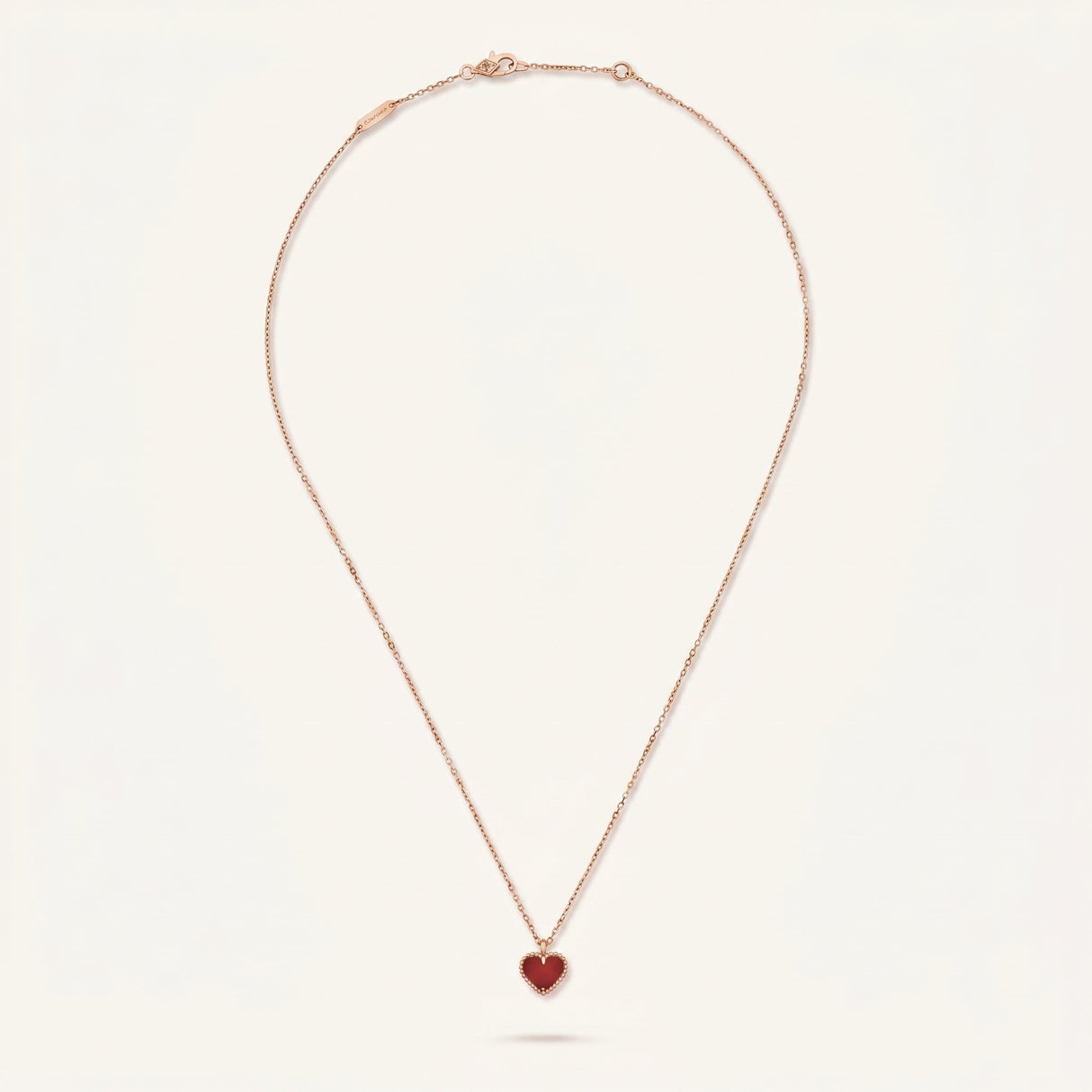 Sweet Alhambra Heart Pendant Necklace