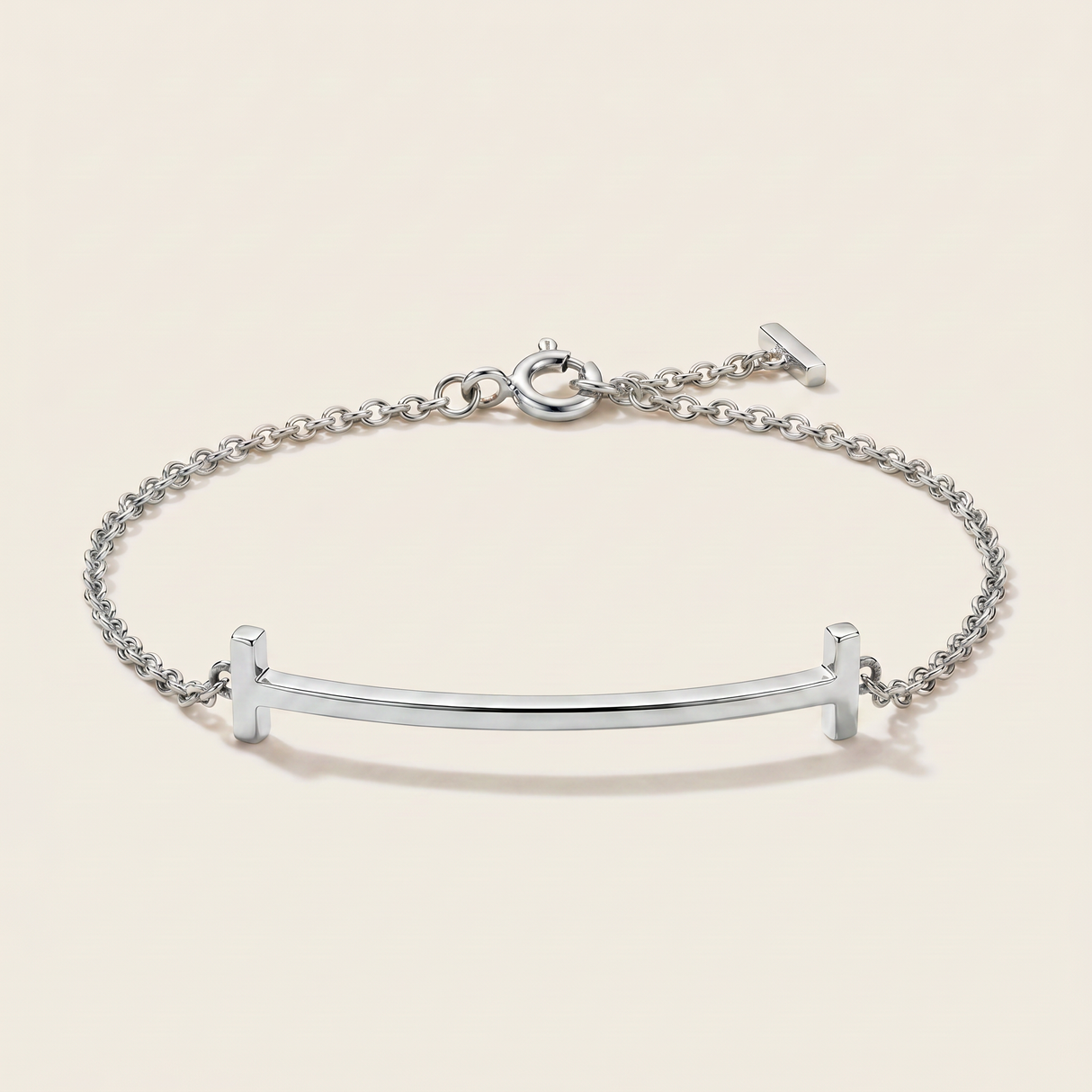 T Smile Curved Bracelet