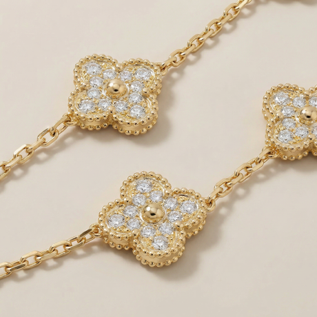 Vintage Alhambra 10 Motifs Necklace