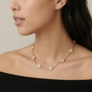 Vintage Alhambra 10 Motifs Necklace