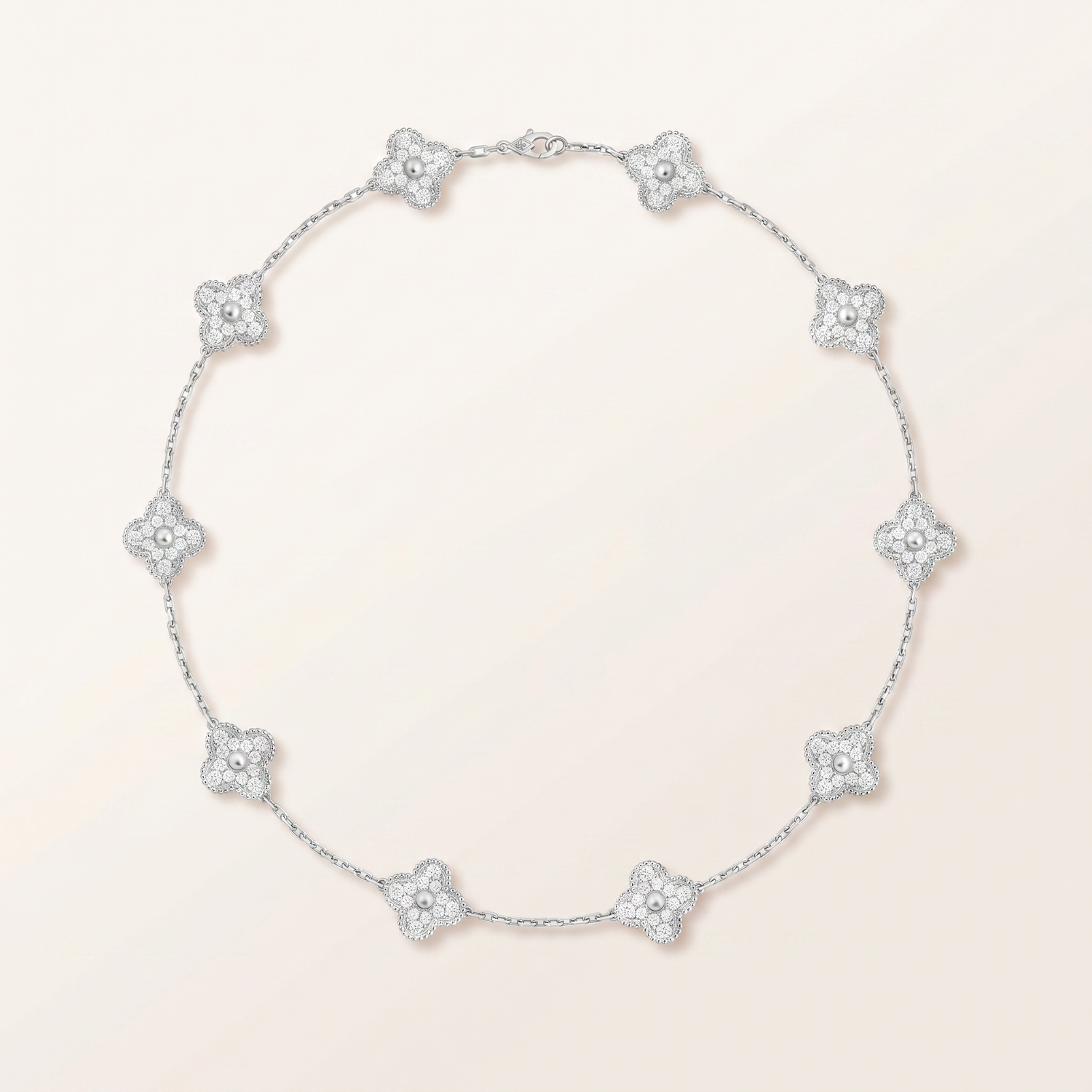 Vintage Alhambra 10 Motifs Necklace