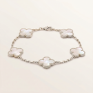 Vintage Alhambra 5 Motifs Mother of Pearl Bracelet