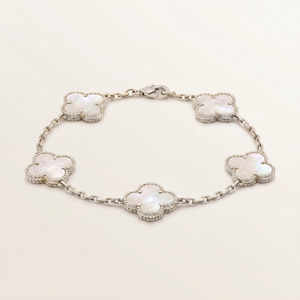 Vintage Alhambra 5 Motifs Mother of Pearl Bracelet