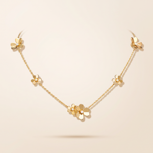 Frivole 9 Flowers Mini Model Necklace