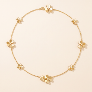 Frivole 9 Flowers Mini Model Necklace