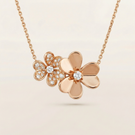 Frivole Clover Pavé Necklace