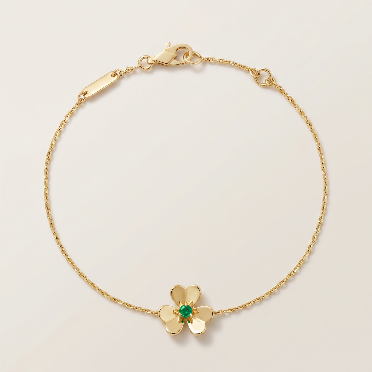 Frivole Emerald Clover Bracelet