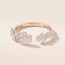 Frivole Seven Flowers Pavé Diamonds Bracelet