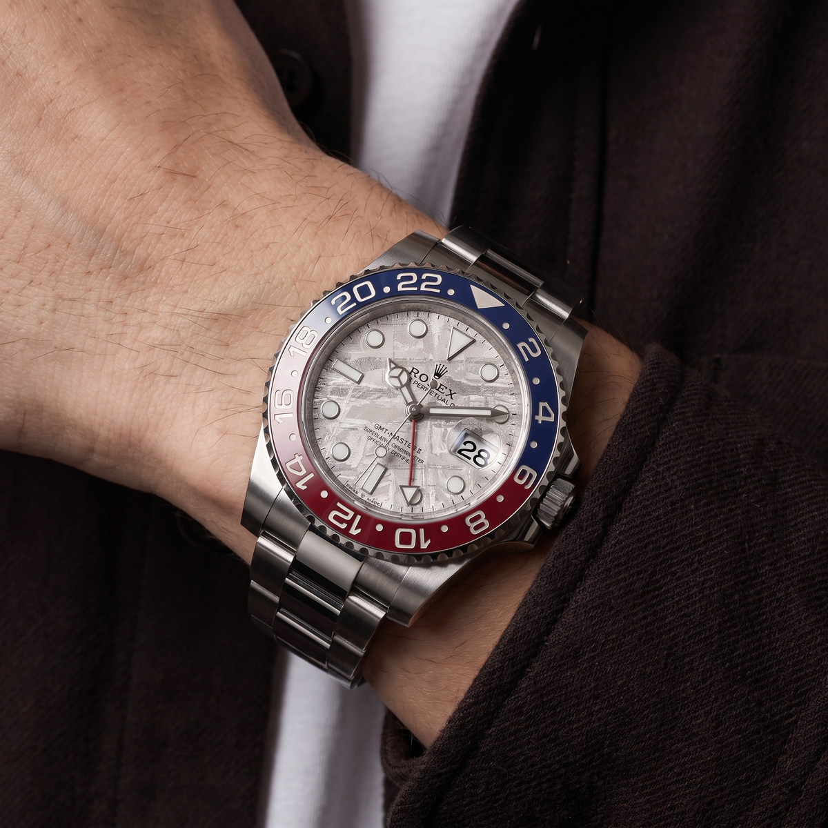 GMT-Master II 126719 Meteorite Dial Blue And Red Pepsi Bezel Automatic Men's Watch