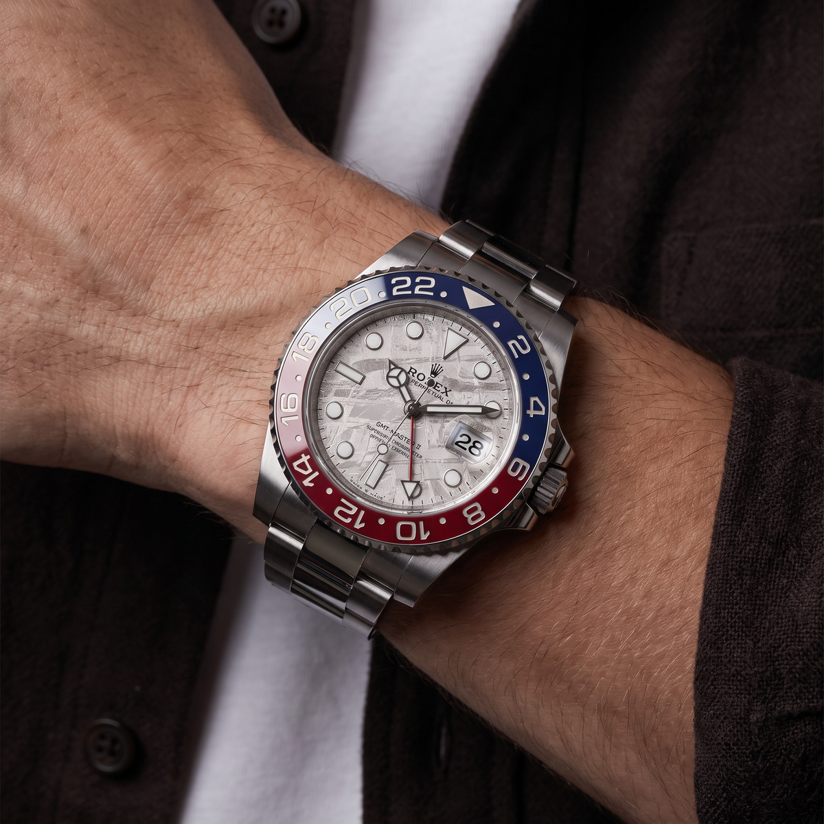 GMT-Master II 126719 Meteorite Dial Blue And Red Pepsi Bezel Automatic Men's Watch