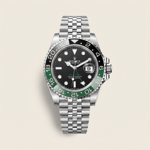 GMT Master II 126720 Sprite Bezel Steel Black Dial Automatic Men's Watch
