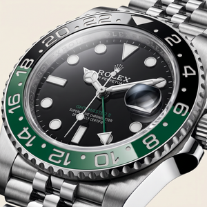 GMT Master II 126720 Sprite Bezel Steel Black Dial Automatic Men's Watch