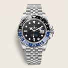 GMT-Master II  Steel Black Blue Batman Bezel Men's Watch