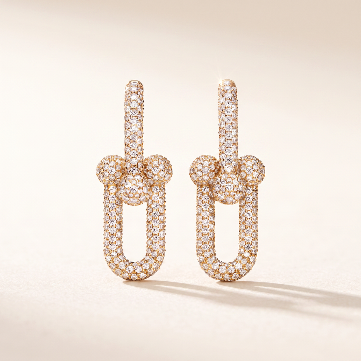Hardwear Full Diamond Large Link Earrings