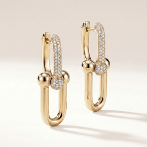 HardWear Large Link Pavé Earrings