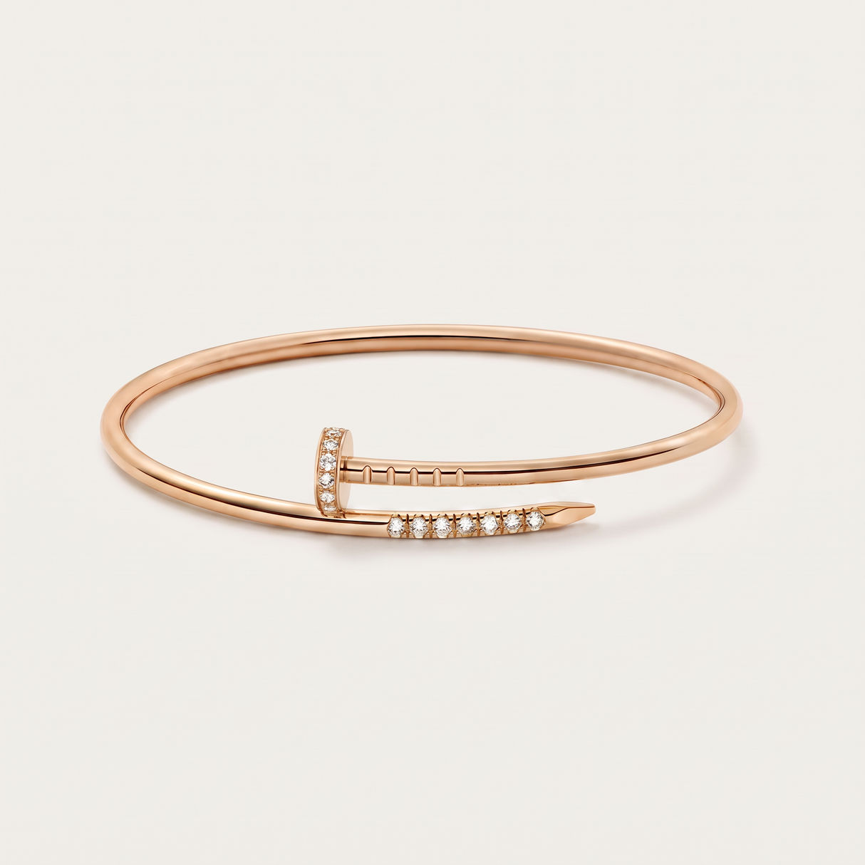 Juste un Clou Pavé Nail Bangle Bracelet