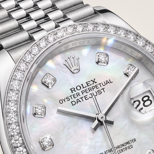 Lady-Datejust Mother-of-Pearl With Diamond Dial And Bezel Women’s Watch