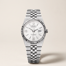 Land-Dweller Oystersteel White Gold Dial Automatic Watch