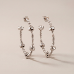 Large Écrou De Earrings