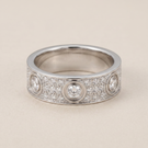 Love 6 Diamonds Pavé Band Ring