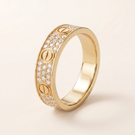 Love Pavé Band Ring