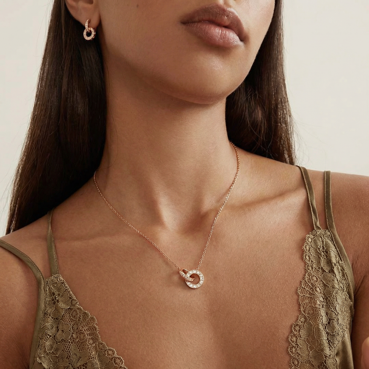 Love Pavé Necklace