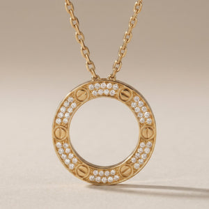 Love Paved Necklace