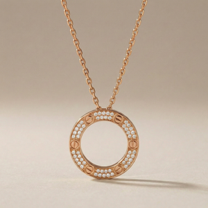 Love Paved Necklace