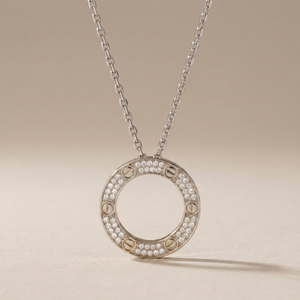 Love Paved Necklace