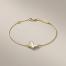 Lucky Alhambra Butterfly Pendant Bracelet