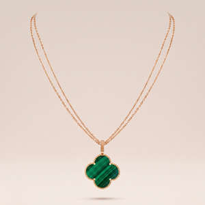 Magic Alhambra Malachite Necklace