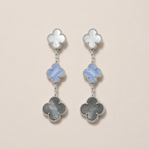 Magic Alhambra Three Motifs Earrings
