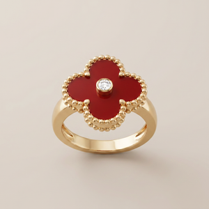 Vintage Alhambra Carnelian Ring