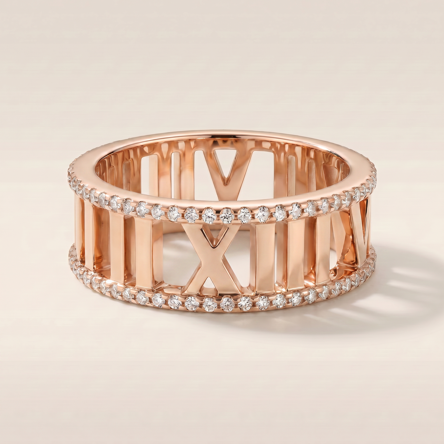 Atlas Roman Numeral Ring