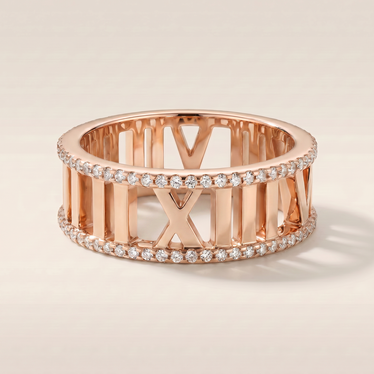 Atlas Roman Numeral Ring