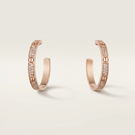 Medium Love Pavé Hoop Earrings