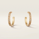 Medium Love Pavé Hoop Earrings