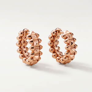 Mini Clash De Hoop Earrings