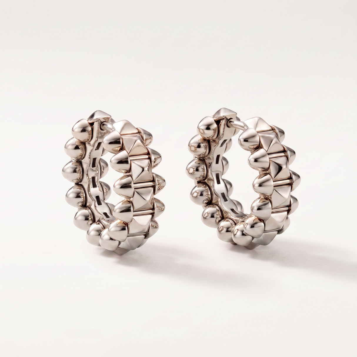 Mini Clash De Hoop Earrings