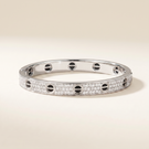 Paved Ceramic Love Bracelet