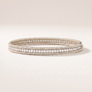 Perlée Pavé Diamonds Row Bracelet