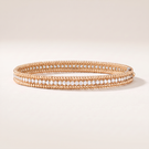 Perlée Pavé Diamonds Row Bracelet