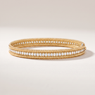 Perlée Pavé Diamonds Row Bracelet