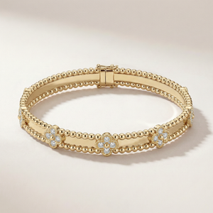 Perlée Sweet Clovers Pavé Bracelet