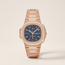 Philip Nautilus 5990 Blue Dial Rose Gold Automatic Watch