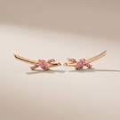 Pink Knot Earrings