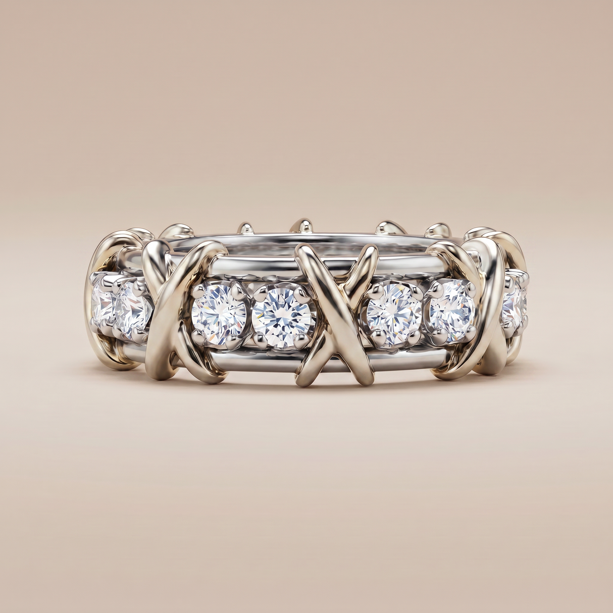 Schlumberger Eighteen Stone Ring