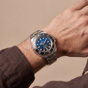 Sea-Dweller Deep Blue Dial Stainless Steel Rotating Bezel Men’s Watch